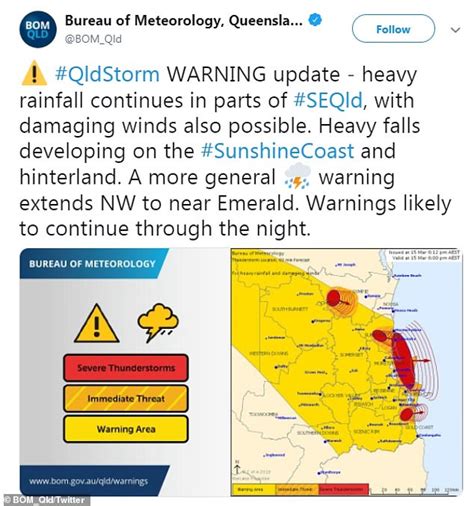 bom severe weather warnings